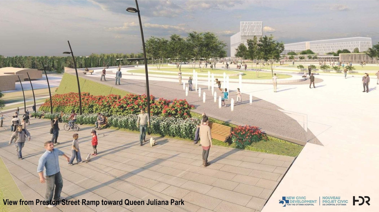 Rendering of building from page 37 of the file '2021-06-04 - Urban Design Review Panel Formal Package - D07-12-21-0059'