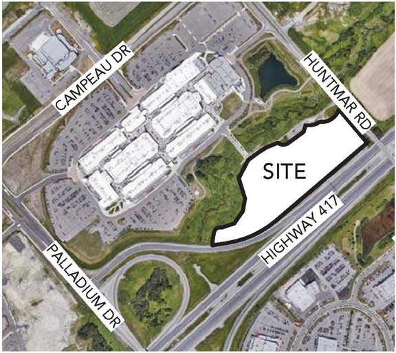 Construction site plan for project from page 3 of the file '2021-05-18 - Urban Design Brief - D07-12-21-0062'