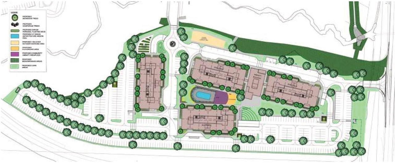 Construction site plan for project from page 12 of the file '2021-05-18 - Urban Design Brief - D07-12-21-0062'