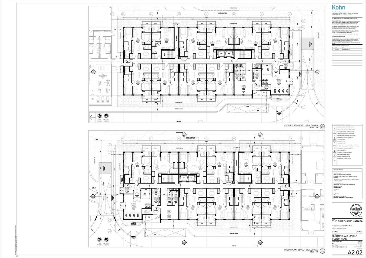 Floor plan for project from page 20 of the file '2021-05-18 - Urban Design Brief - D07-12-21-0062'