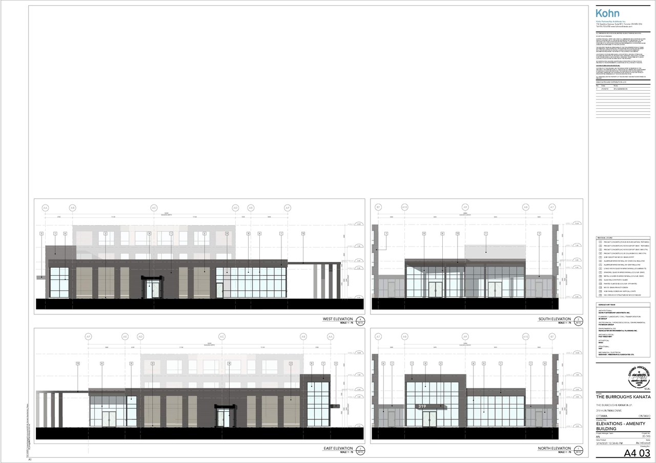 Rendering of building from page 28 of the file '2021-05-18 - Urban Design Brief - D07-12-21-0062'