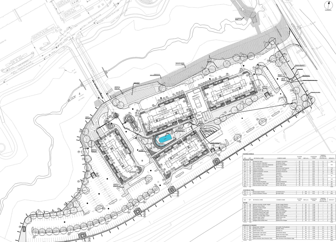 Construction site plan for project from page 32 of the file '2021-05-18 - Urban Design Brief - D07-12-21-0062'