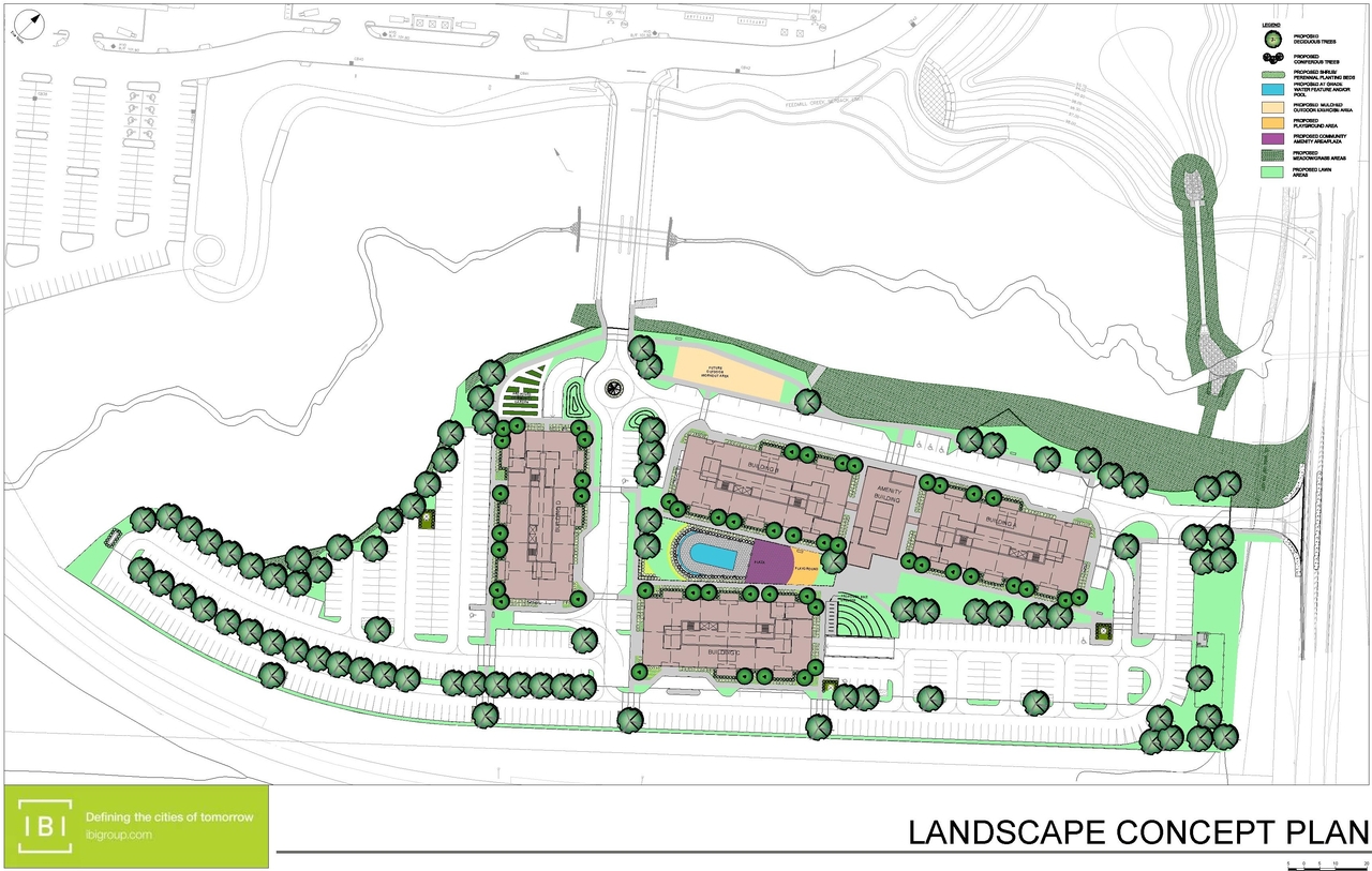 Construction site plan for project from page 35 of the file '2021-05-18 - Urban Design Brief - D07-12-21-0062'