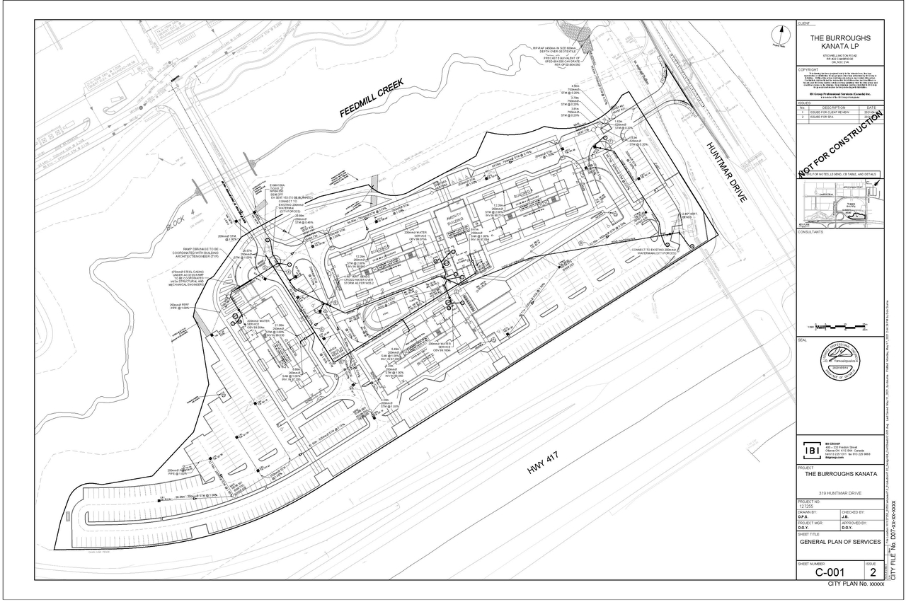 Construction site plan for project from page 36 of the file '2021-05-18 - Urban Design Brief - D07-12-21-0062'