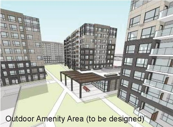 Rendering of building from page 5 of the file '2021-05-18 - Urban Design Brief - D07-12-21-0062'