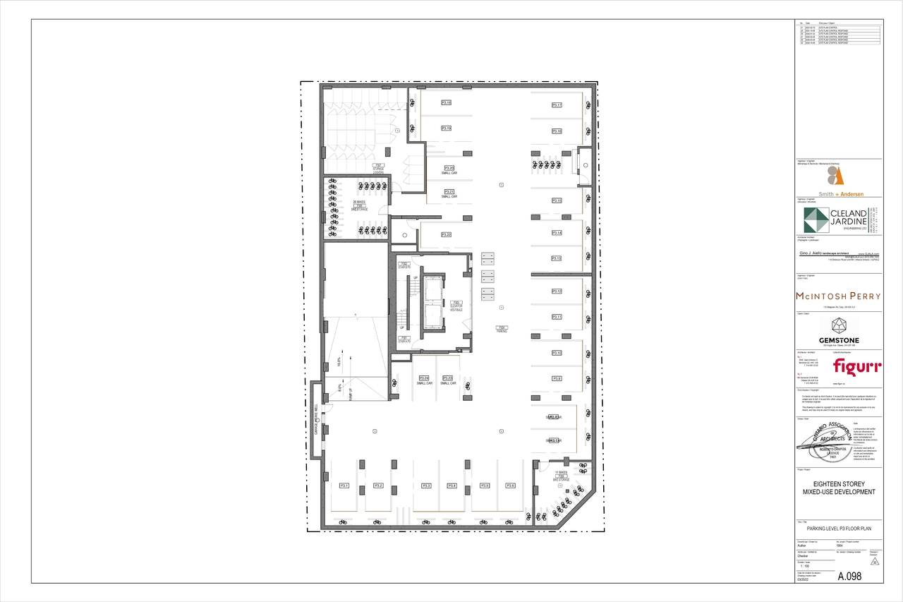 Floor plan for project from page 1 of the file '2022-12-07 - Floor Plans - D07-12-21-0065'