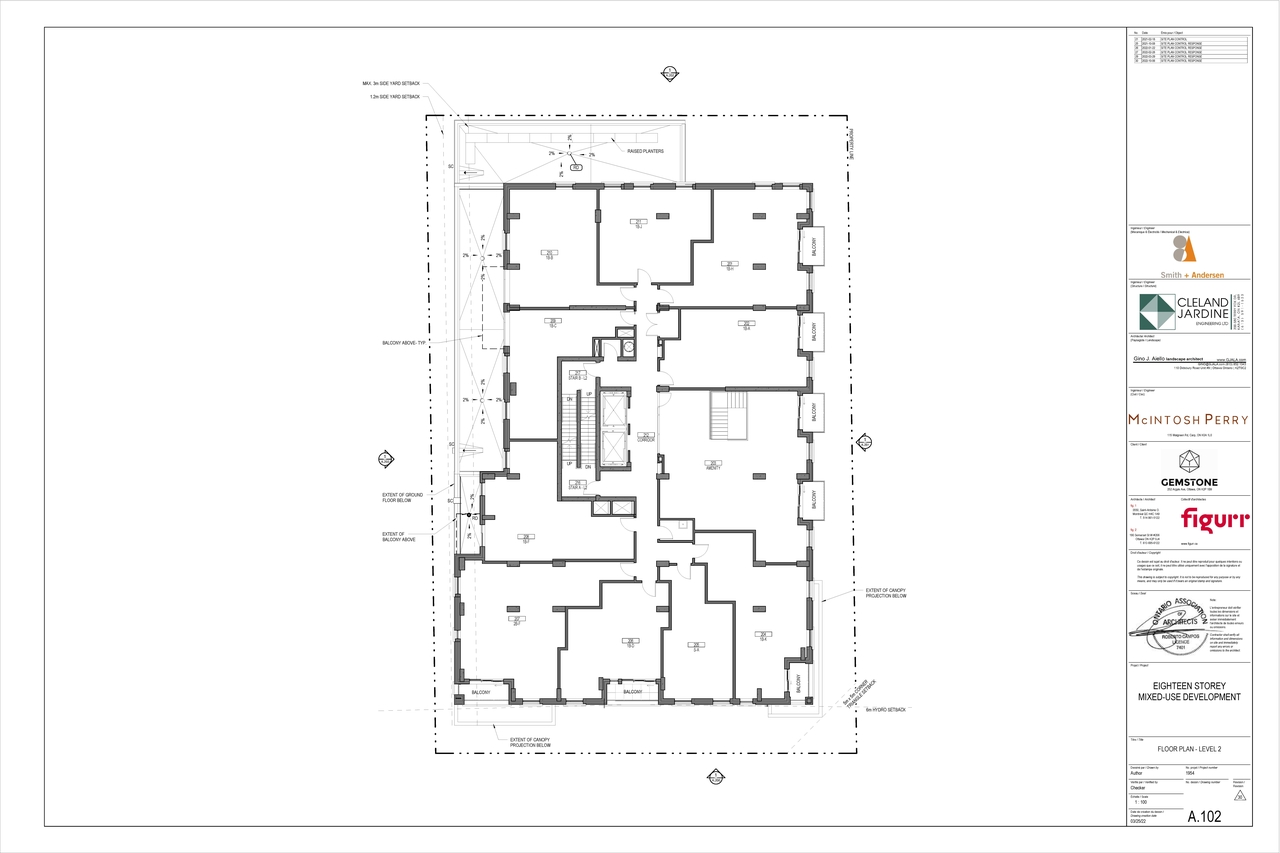 Floor plan for project from page 5 of the file '2022-12-07 - Floor Plans - D07-12-21-0065'