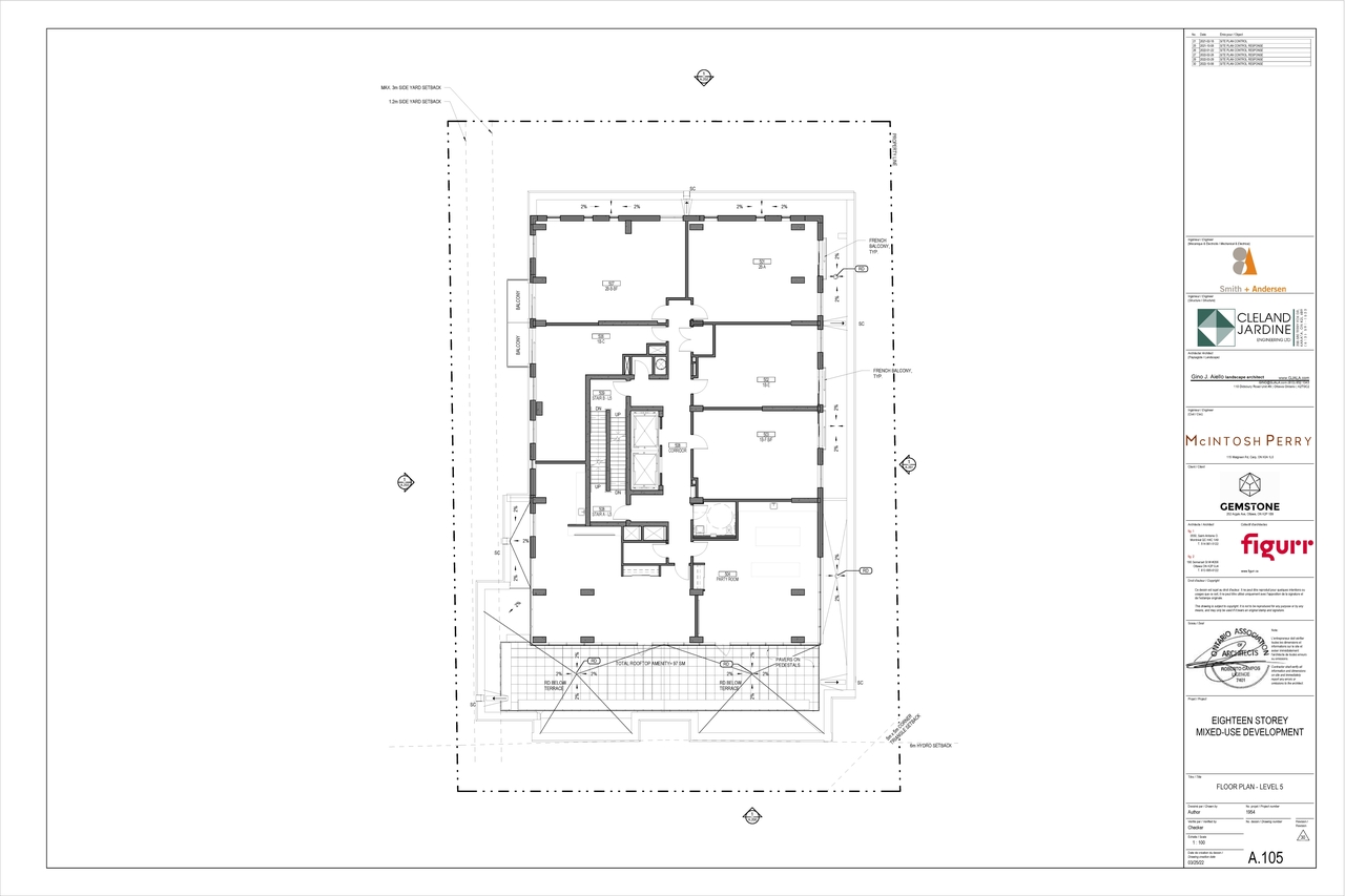 Floor plan for project from page 8 of the file '2022-12-07 - Floor Plans - D07-12-21-0065'