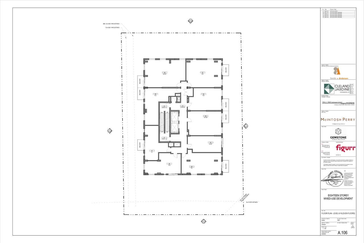 Floor plan for project from page 9 of the file '2022-12-07 - Floor Plans - D07-12-21-0065'