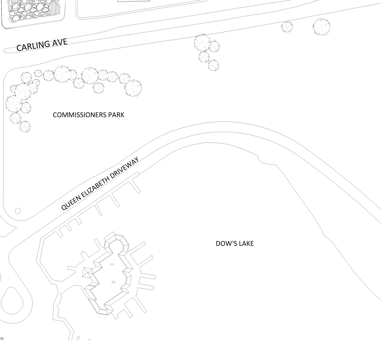 Construction site plan for project from page 4 of the file '2023-05-05 - Statistics, Floor, Sections, Elevations, Views Plans - D07-12-21-0067'