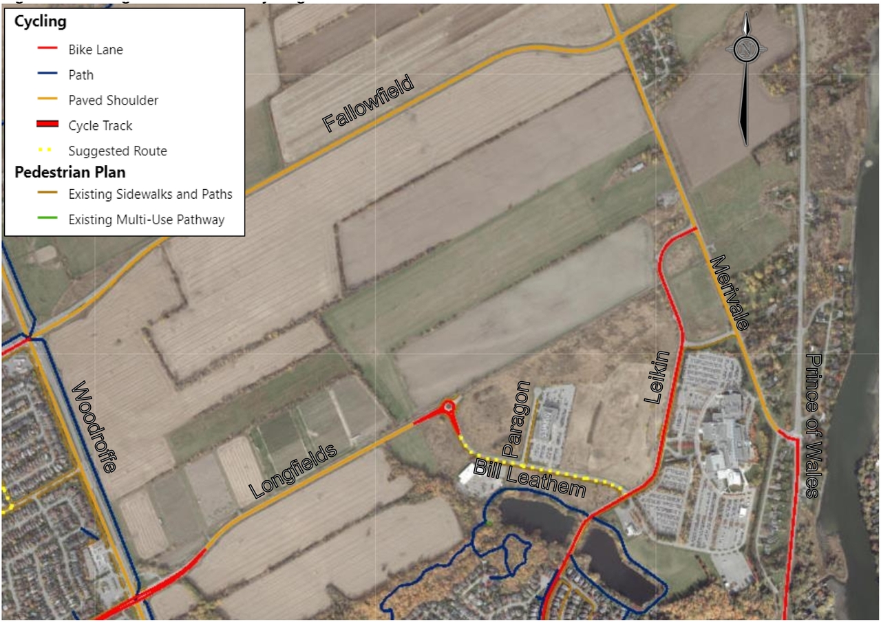 Construction site plan for project from page 2 of the file '2021-07-26- Design Brief- D07-12-21-0079'