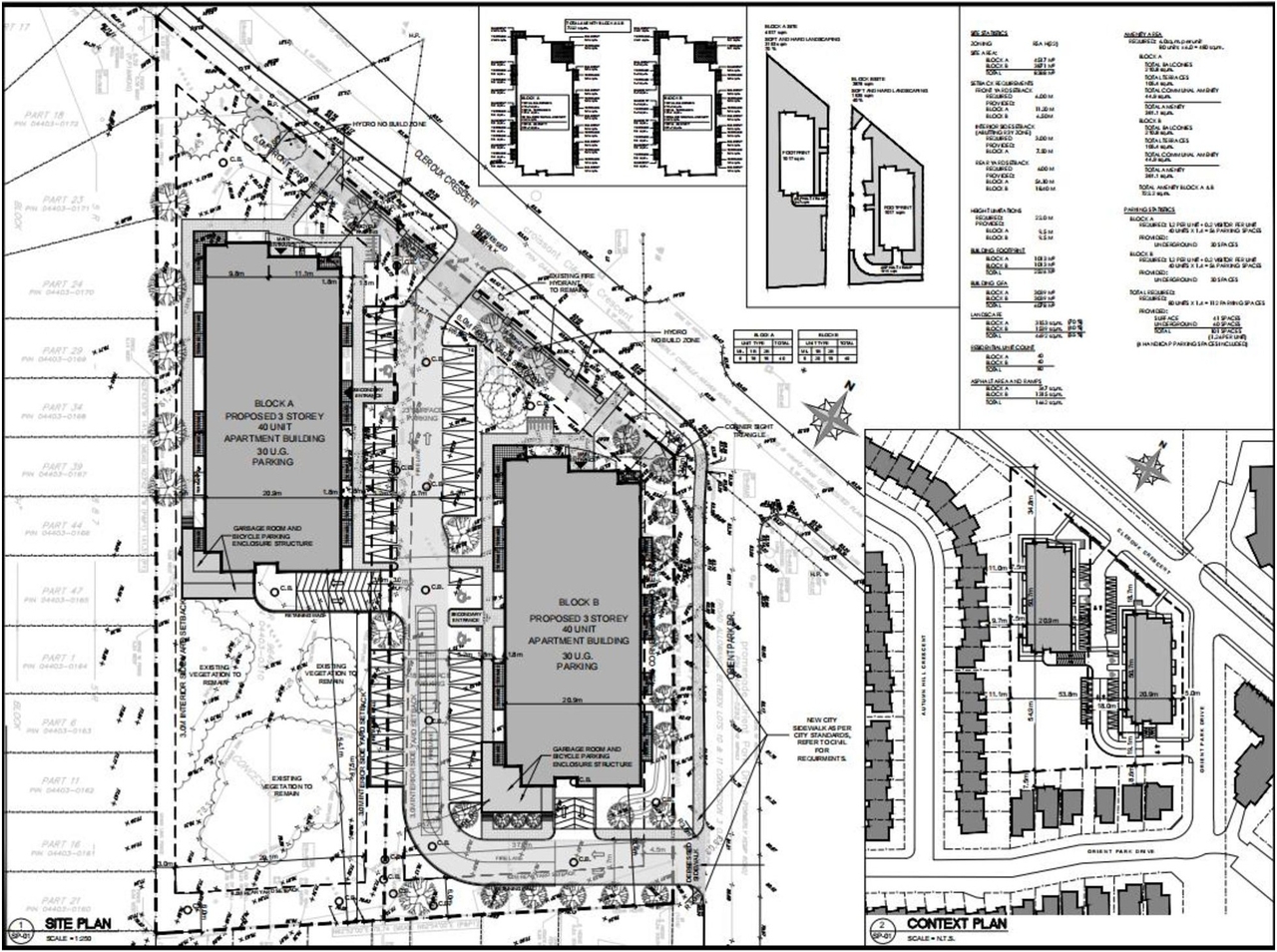 Construction site plan for project from page 18 of the file '2021-06-07 - Design Brief - D07-12-21-0081'