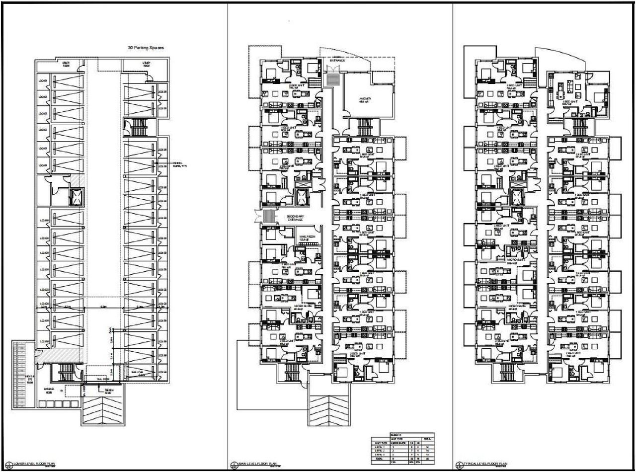Floor plan for project from page 20 of the file '2021-06-07 - Design Brief - D07-12-21-0081'