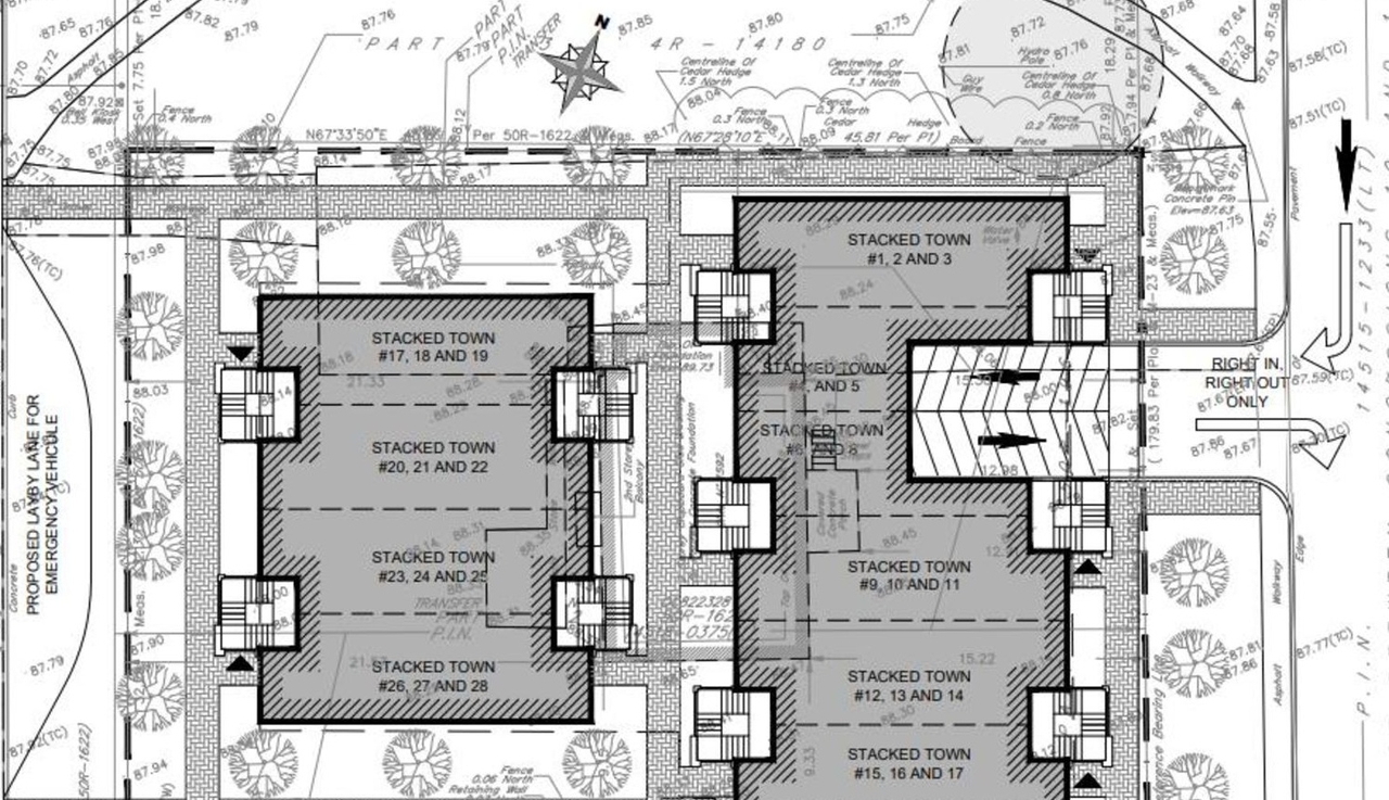 Construction site plan for project from page 9 of the file '2021-06-16 - Design Brief - D07-12-21-0084'