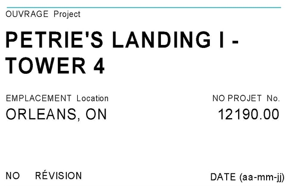 Construction site plan for project from page 1 of the file '2021-06-17 - Floor Plan - BASEMENT 3 - TOWER 4 - D07-12-21-0085'
