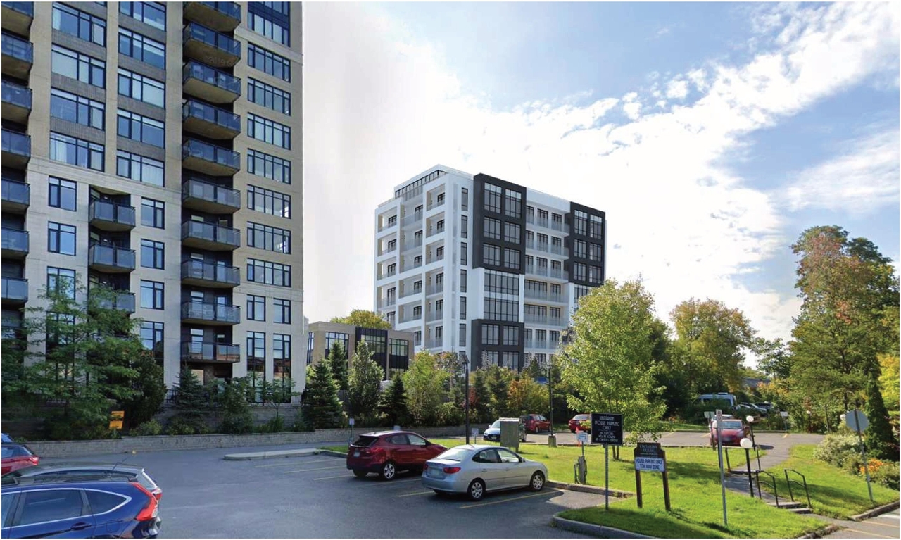 Rendering of building from page 20 of the file '2021-06-21 - Design Brief - D07-12-21-0088'