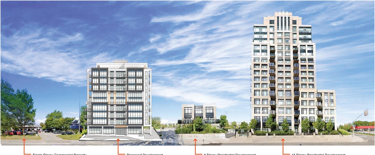 Rendering of building from page 22 of the file '2021-06-21 - Design Brief - D07-12-21-0088'
