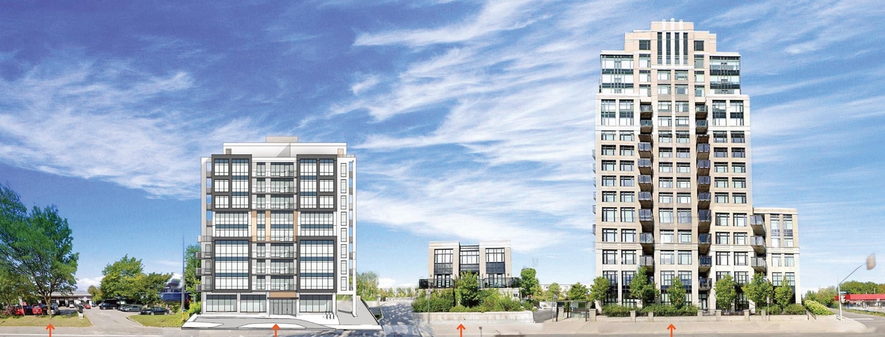 Rendering of building from page 22 of the file '2021-06-21 - Design Brief - D07-12-21-0088'