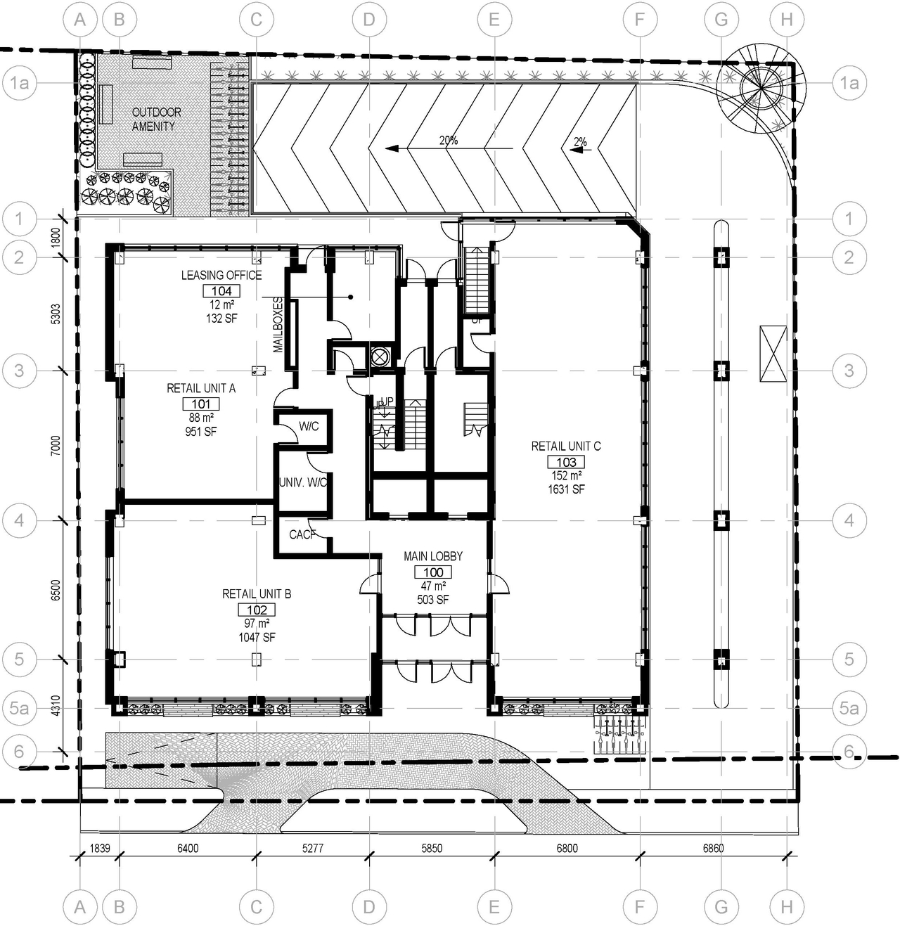 Floor plan for project from page 34 of the file '2021-06-21 - Design Brief - D07-12-21-0088'