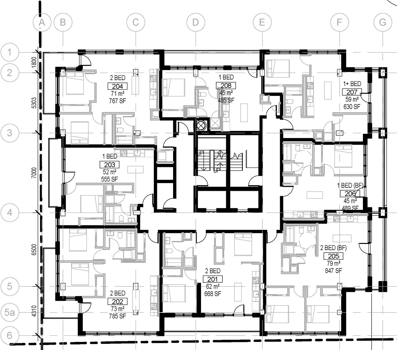 Floor plan for project from page 35 of the file '2021-06-21 - Design Brief - D07-12-21-0088'