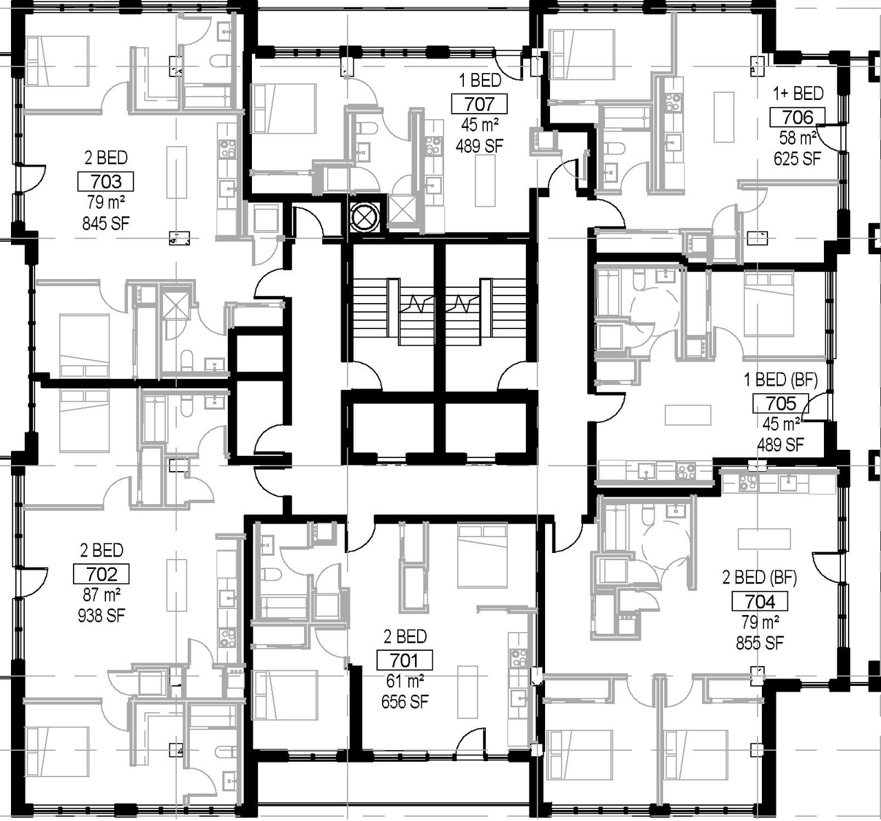 Floor plan for project from page 40 of the file '2021-06-21 - Design Brief - D07-12-21-0088'
