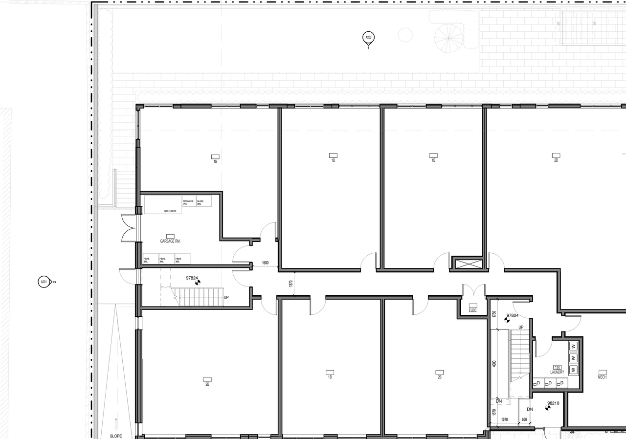 Floor plan for project from page 1 of the file '2023-06-22 - Approved Floor Plans - D07-12-21-0091'