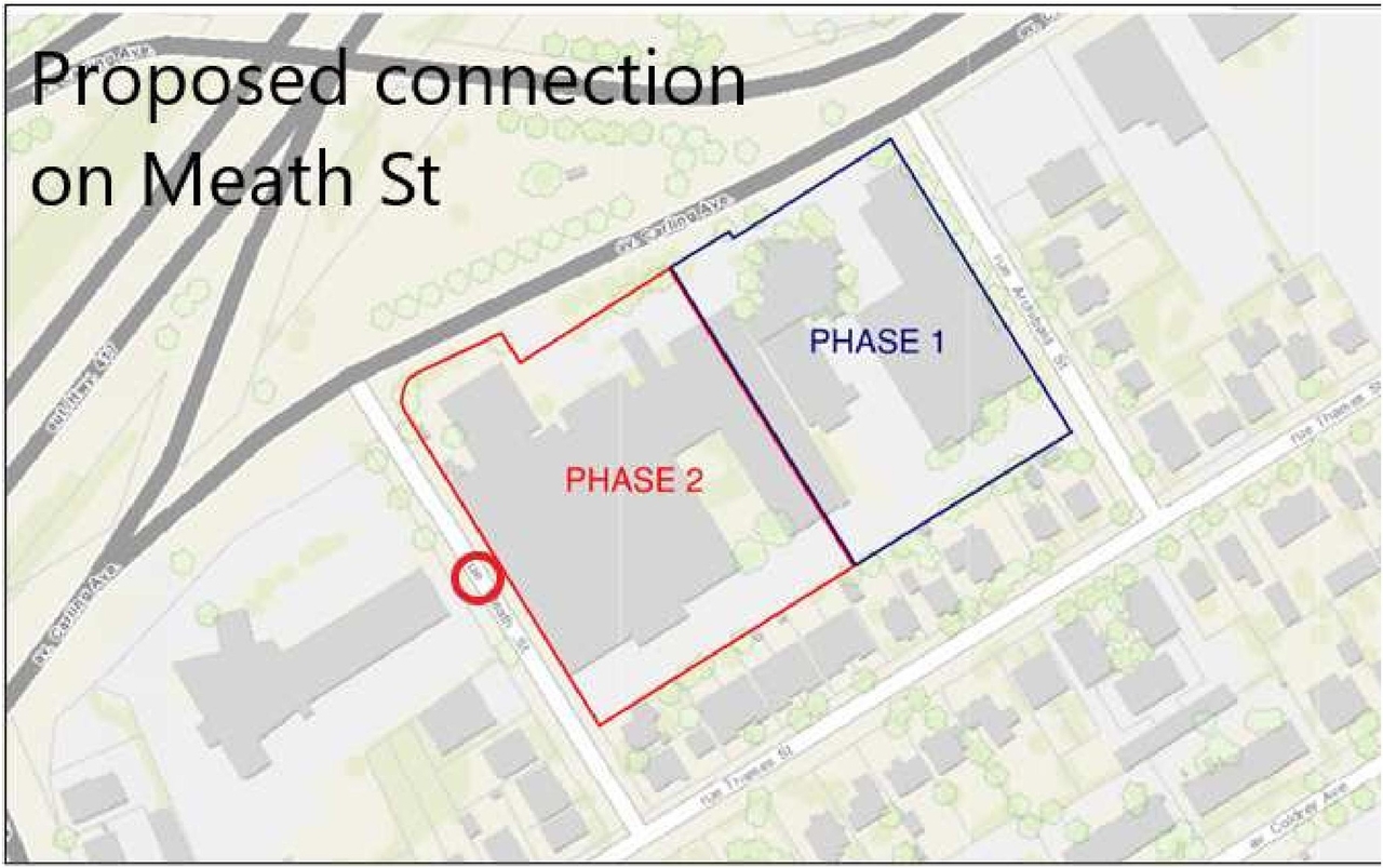 Construction site plan for project from page 31 of the file '2021-10-22 - MEMO Site Servicing Design Brief - D07-12-21-0092'