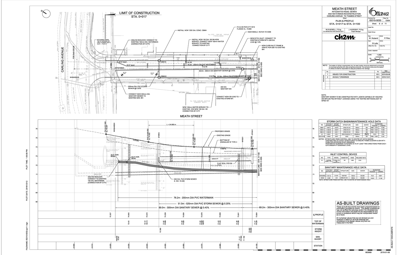Construction site plan for project from page 73 of the file '2021-12-20 - REVISION 3 Site Servicing Design Brief - D07-12-21-0092'