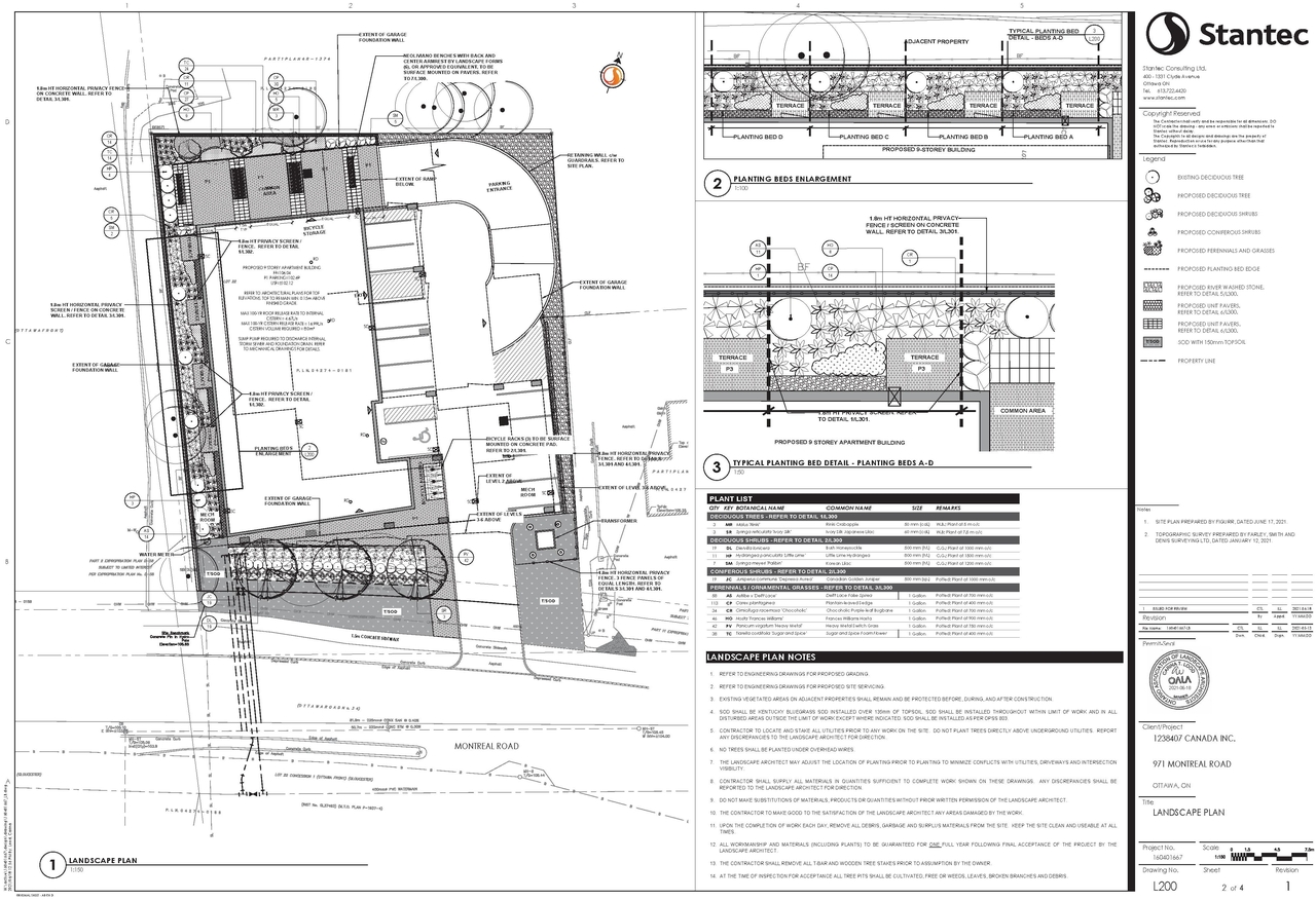 Construction site plan for project from page 9 of the file '2021-06-29 - Urban Design Package - D07-12-21-0094'