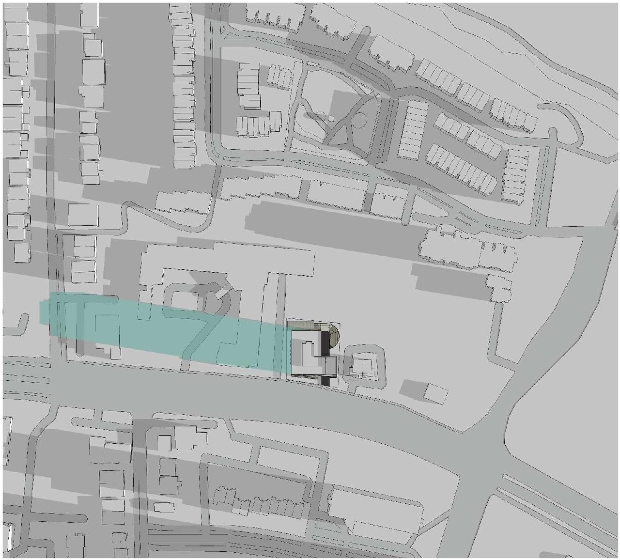 Construction site plan for project from page 21 of the file '2021-06-29 - Urban Design Package - D07-12-21-0094'
