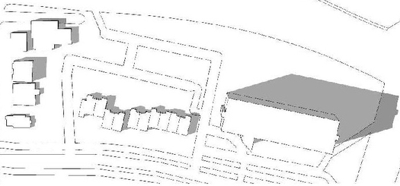 Construction site plan for project from page 22 of the file '2021-06-29 - Urban Design Package - D07-12-21-0094'