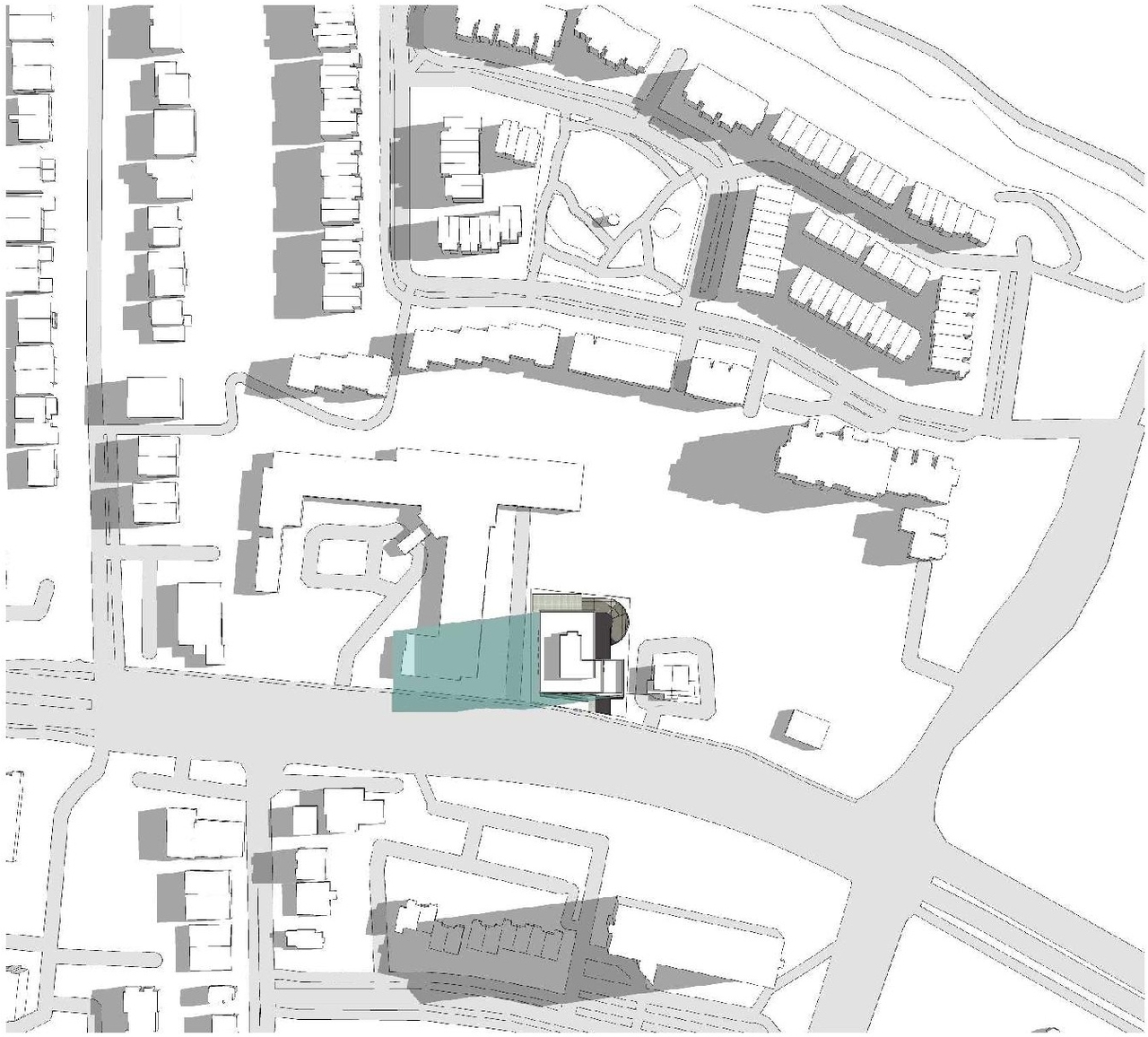 Construction site plan for project from page 22 of the file '2021-06-29 - Urban Design Package - D07-12-21-0094'
