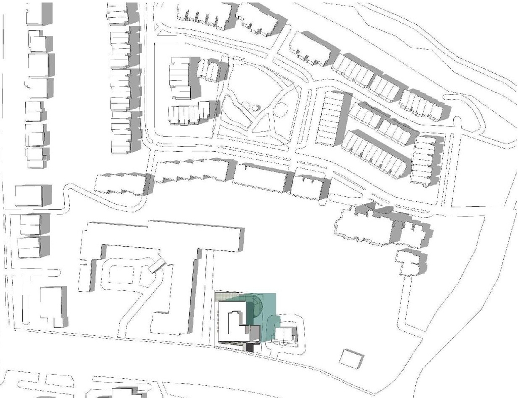 Construction site plan for project from page 22 of the file '2021-06-29 - Urban Design Package - D07-12-21-0094'