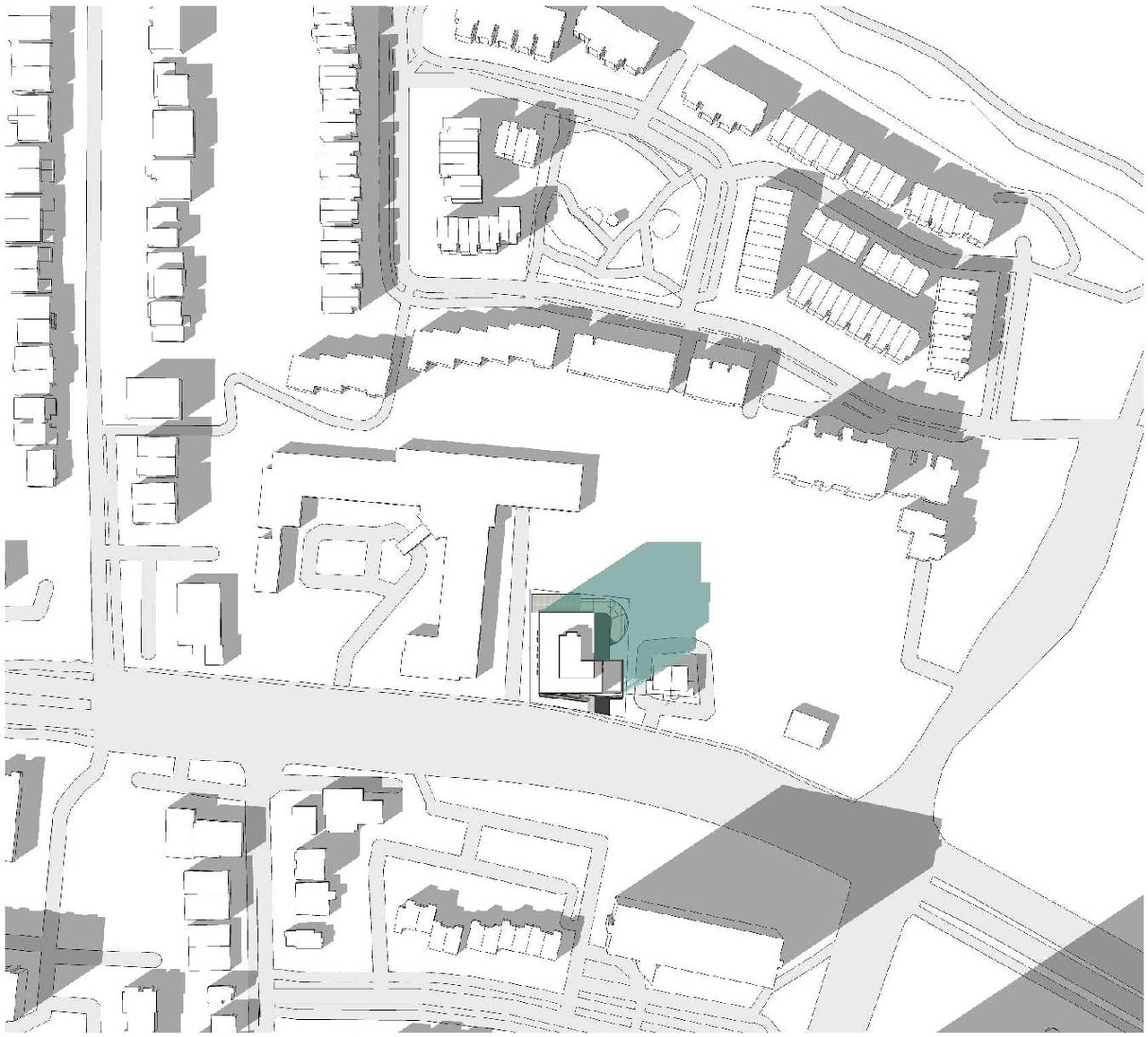 Construction site plan for project from page 23 of the file '2021-06-29 - Urban Design Package - D07-12-21-0094'