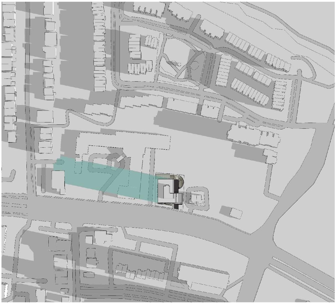 Construction site plan for project from page 23 of the file '2021-06-29 - Urban Design Package - D07-12-21-0094'