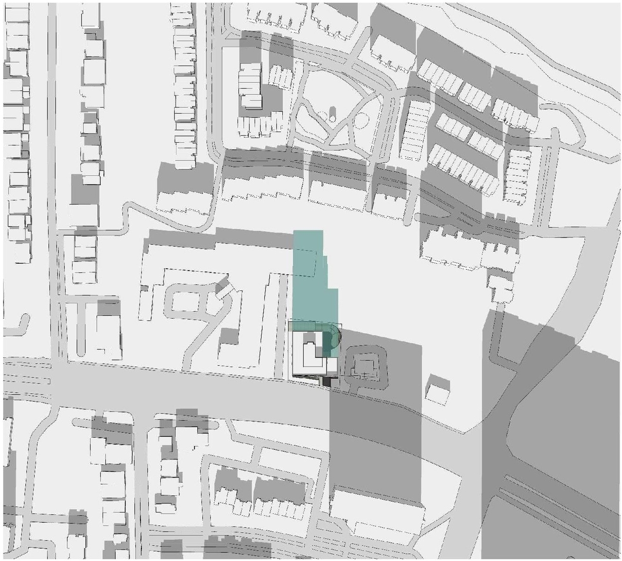 Construction site plan for project from page 24 of the file '2021-06-29 - Urban Design Package - D07-12-21-0094'
