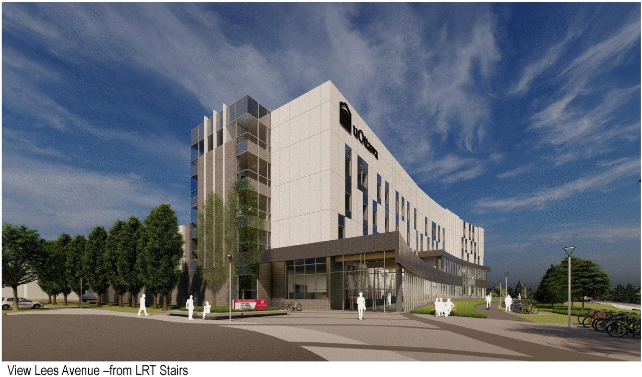 Rendering of building from page 18 of the file '2021-06-29 - Design Brief - D07-12-21-0095'