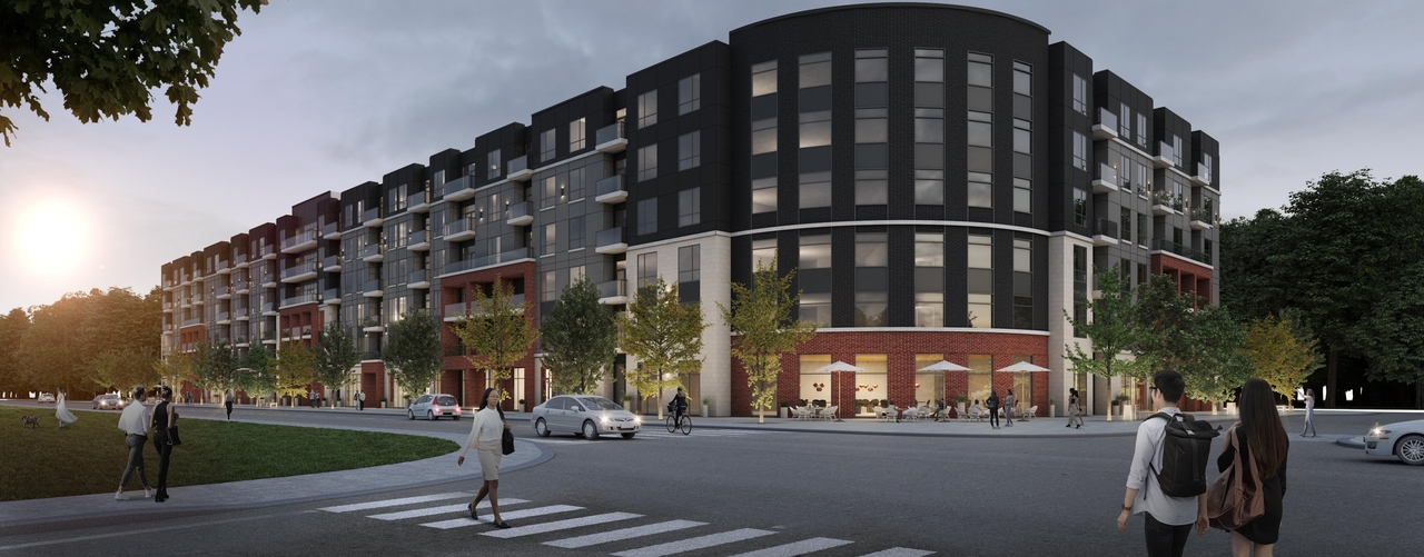 Rendering of building from page 1 of the file '2022-05-24 - Front Perspective - D07-12-21-0098'