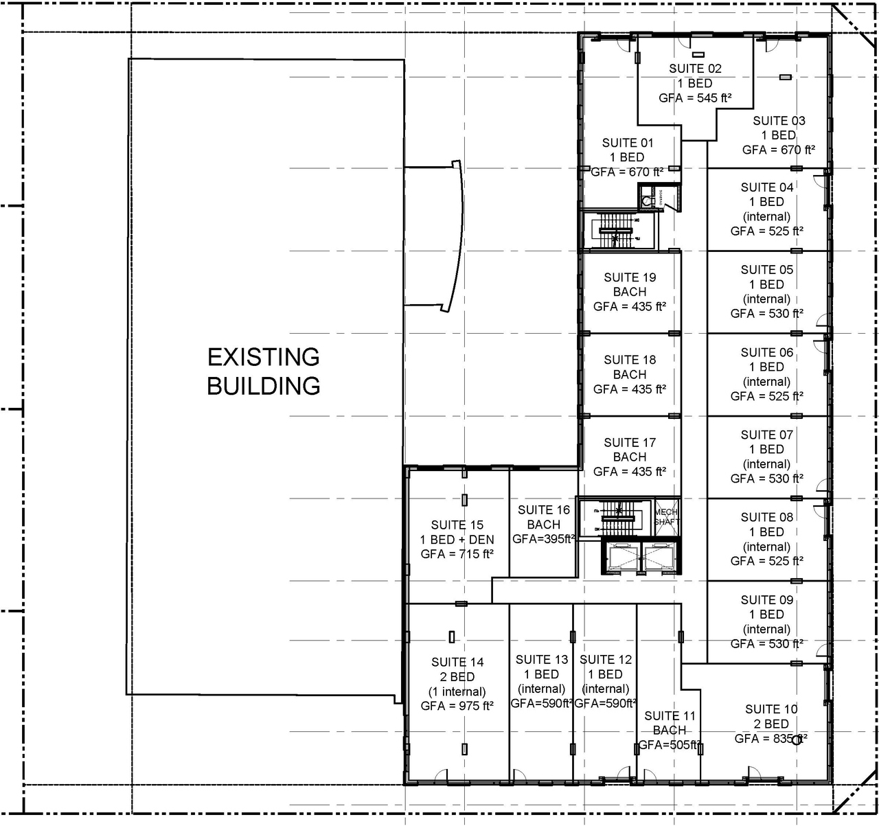 Floor plan for project from page 4 of the file '2021-07-09 - Floor Plans - D07-12-21-0102'