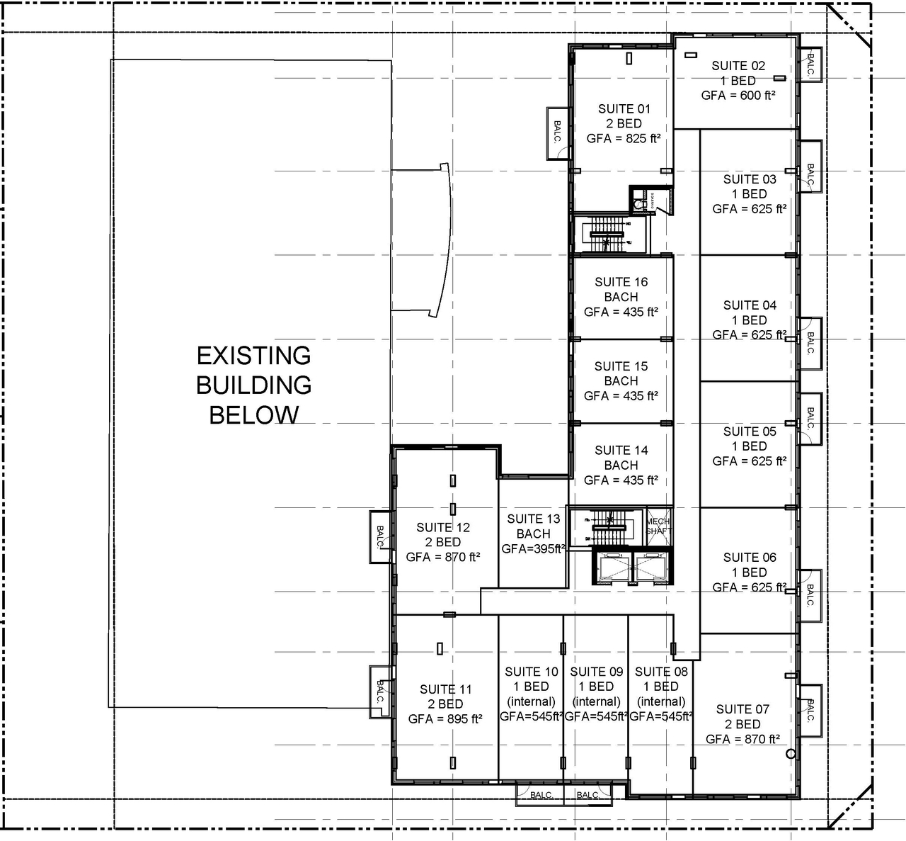 Floor plan for project from page 6 of the file '2021-07-09 - Floor Plans - D07-12-21-0102'