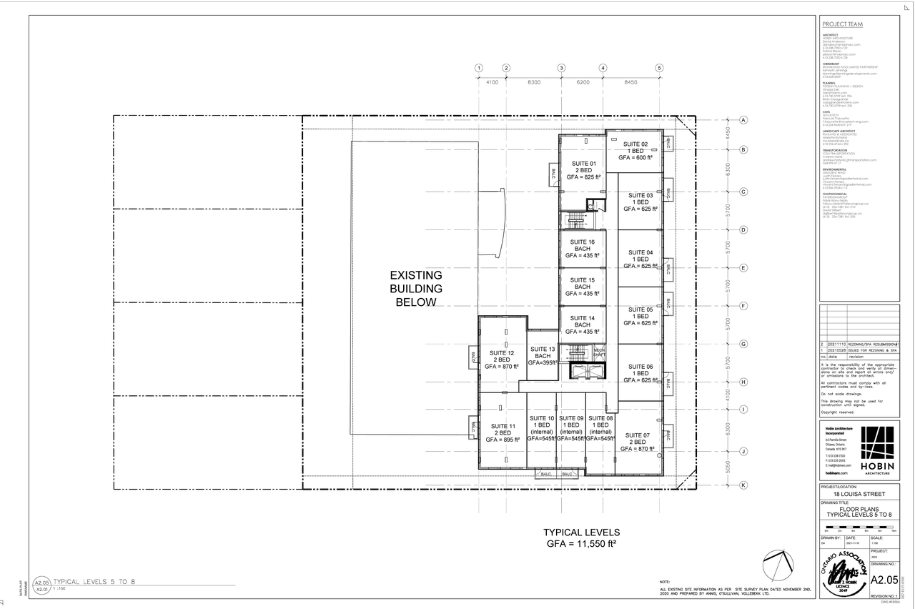 Floor plan for project from page 5 of the file '2021-11-25 - Floor Plans - D07-12-21-0102'
