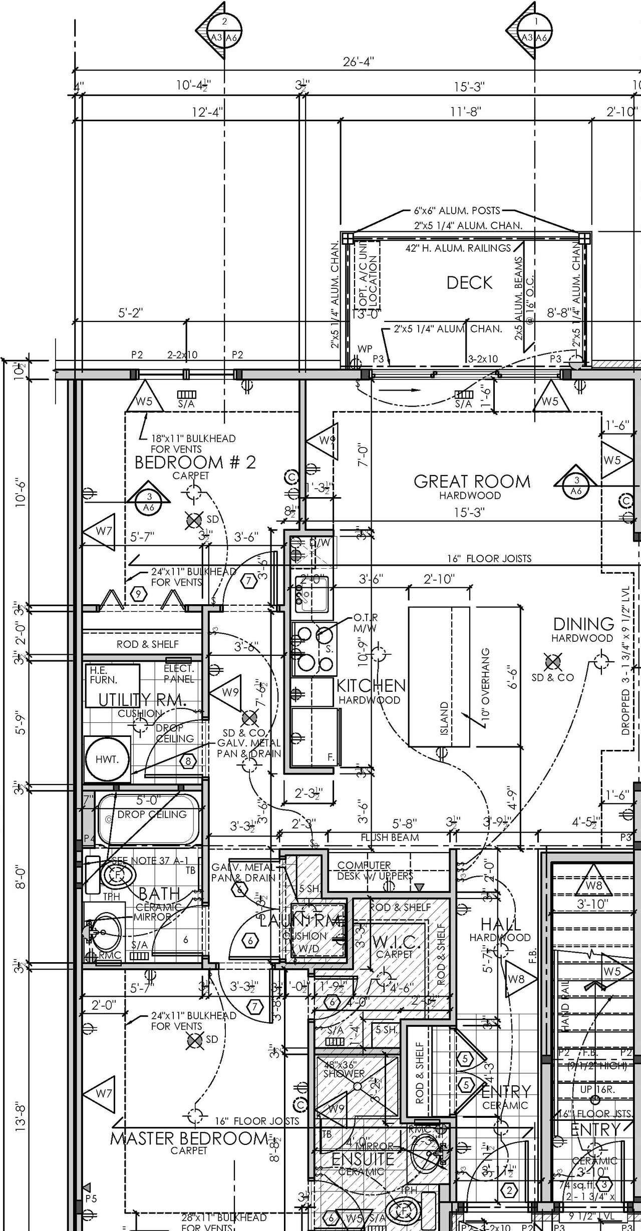 Construction site plan for project from page 3 of the file '2021-07-14 - Elevations and Floor Plans - D07-12-21-0107'