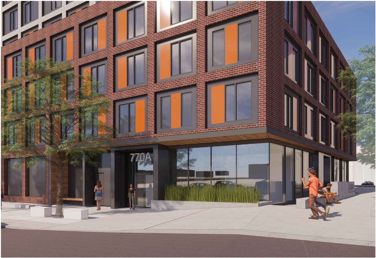 Rendering of building from page 1 of the file '2022-12-30 - Perspectives - D07-12-21-0108'