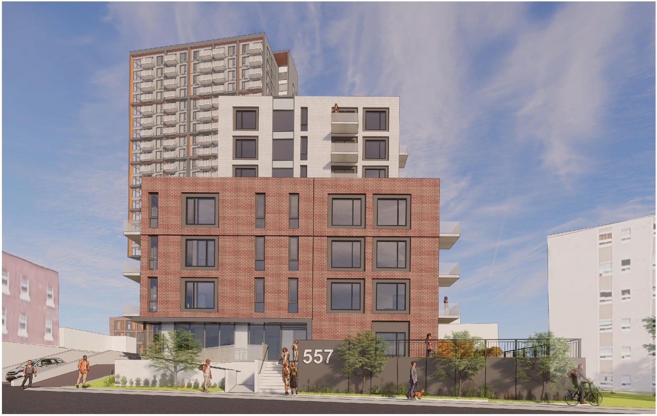 Rendering of building from page 12 of the file '2022-12-30 - Perspectives - D07-12-21-0108'