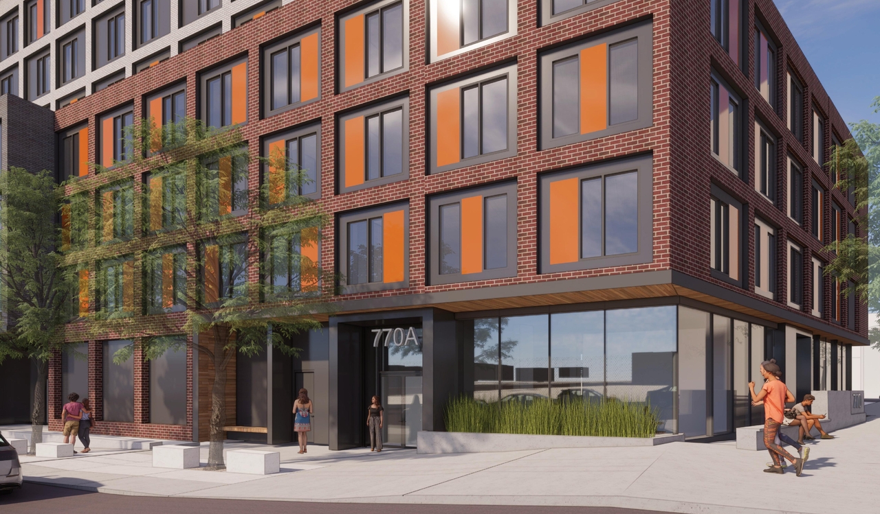 Rendering of building from page 14 of the file '2022-12-30 - Perspectives - D07-12-21-0108'