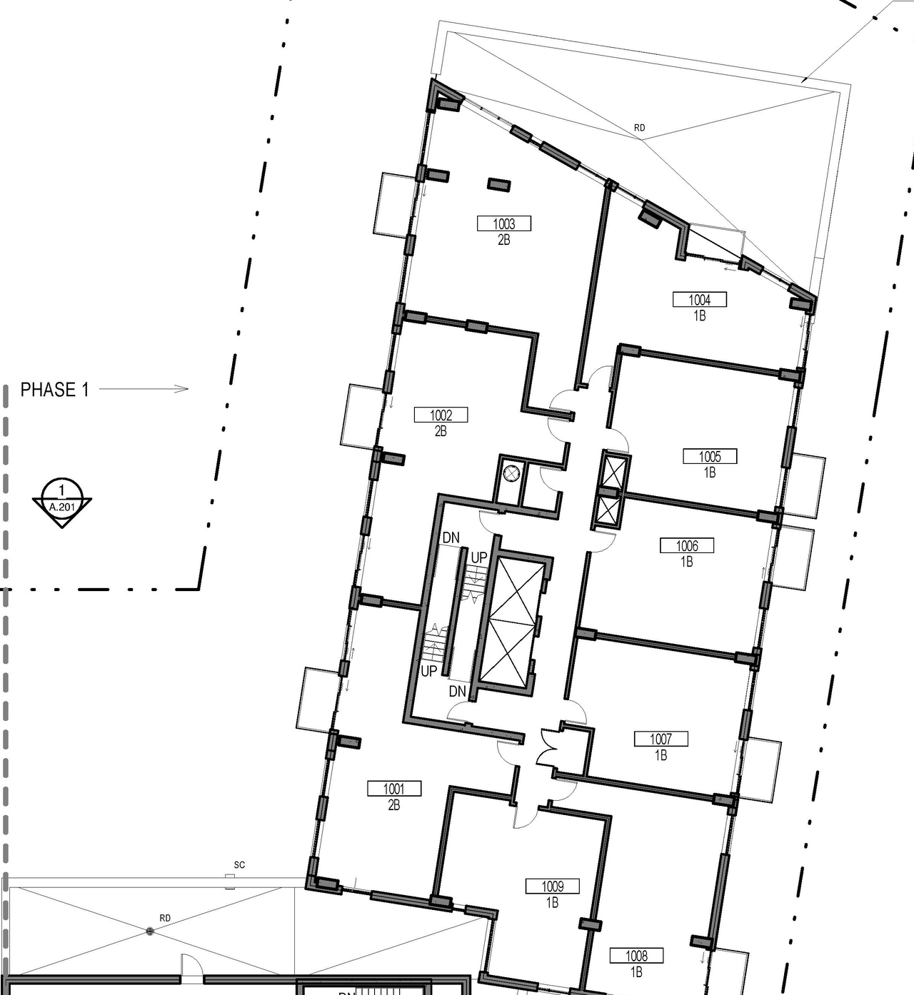 Floor plan for project from page 8 of the file '2022-12-30 - Floor Plans - D07-12-21-0108'