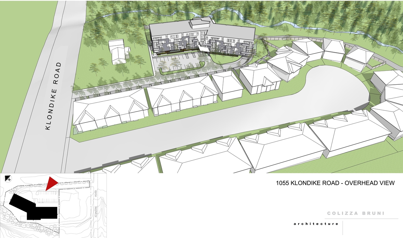 Construction site plan for project from page 1 of the file '2021-07-20 - Overhead View - D07-12-21-0109'