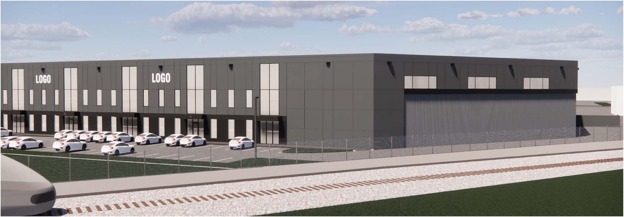 Rendering of building from page 9 of the file '2021-11-15 Design Brief D07-12-21-0114'