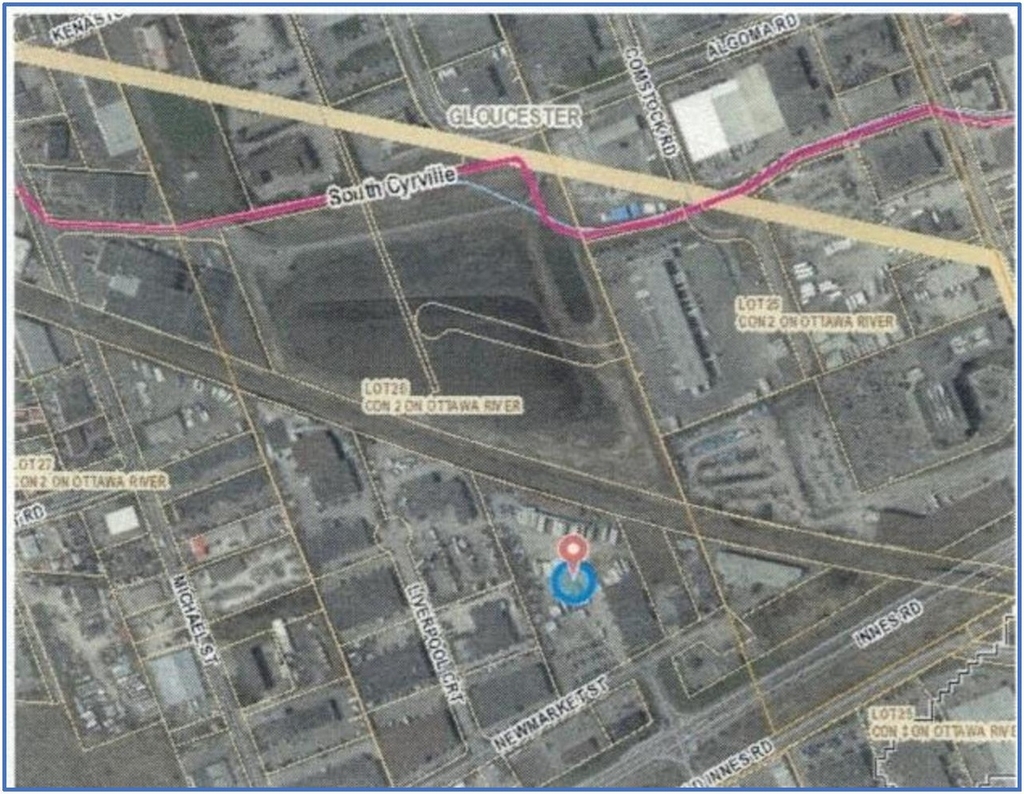 Construction site plan for project from page 2 of the file '2021-11-15 Servicing Design Brief D07-12-21-0114'