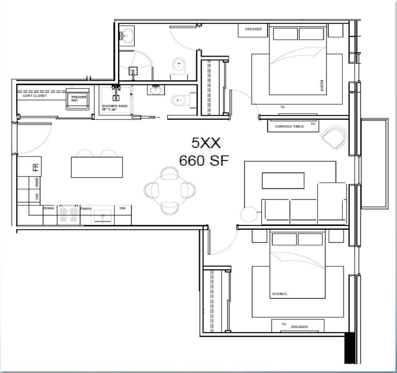 Floor plan for project from page 62 of the file '2021-07-29 - Design Brief - D07-12-21-0115'